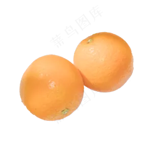 两个橙子（png免抠）