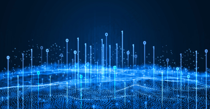 科技粒子数据的起伏