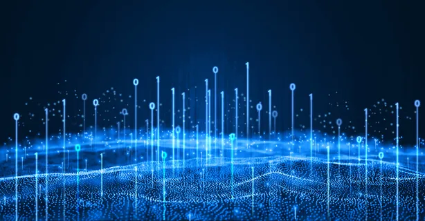 科技粒子数据的起伏