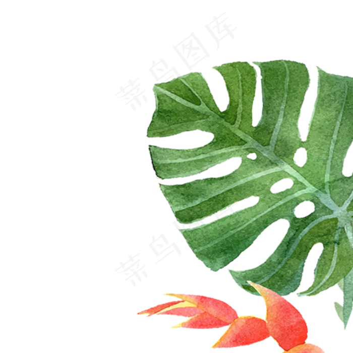 春天植物绿叶下载(2000*2000px 300 dpi )psd模版下载