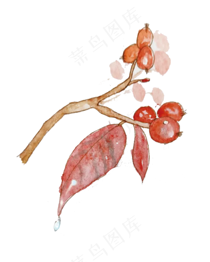 二十四节气谷雨手绘(4000X5000(DPI:762))psd模版下载