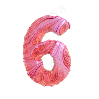 唯美倒计时数字6