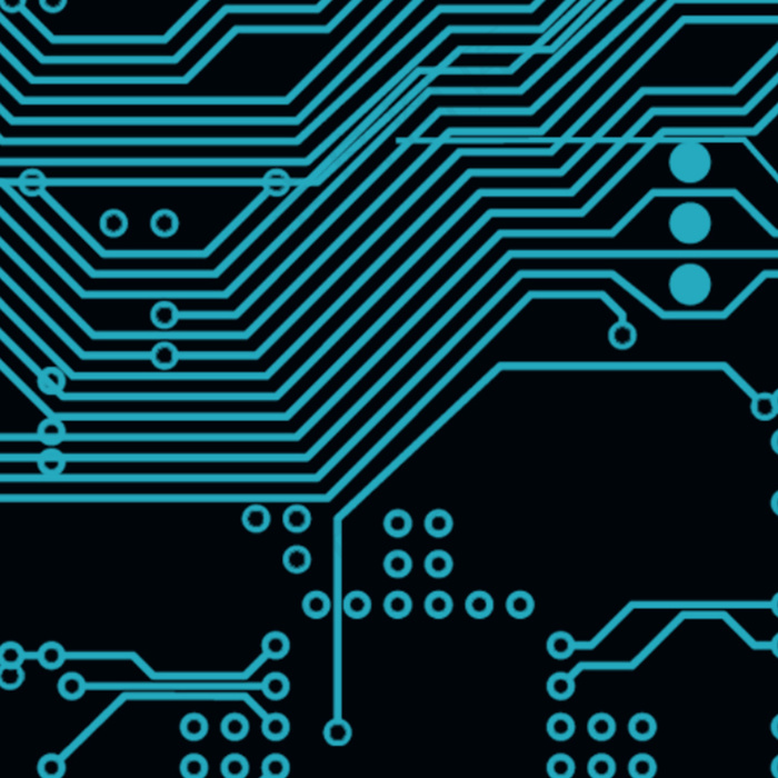 科技渐变商务电路蓝色质感背景素材