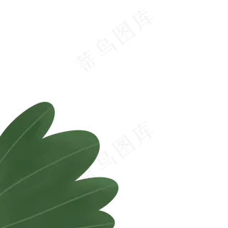 卡通植物绿叶下载