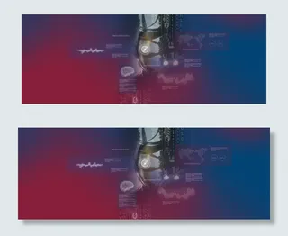 科幻科技未来交互创意合成