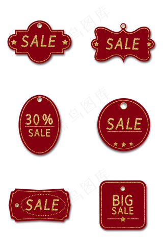 红色促销吊牌组图3
