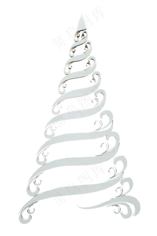 圣诞树形装饰,免抠元素
