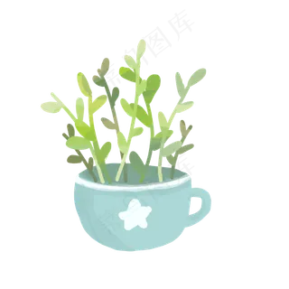 星星绿色的小叶子