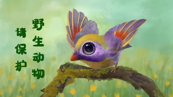保护动物  爱护野生动物  小鸟  动物 保护动物  爱护野生动物  小鸟  动物