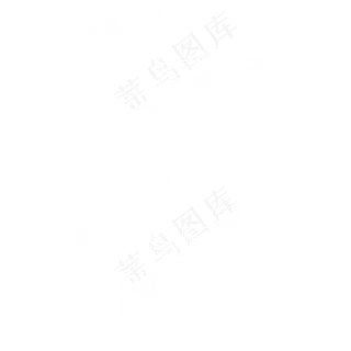 矢量白色简约卡通国泰民安设计字体菜鸟图库原创