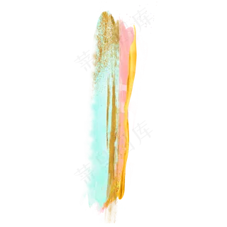 颜料涂抹痕迹,免抠元素