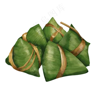 传统美食写实粽子