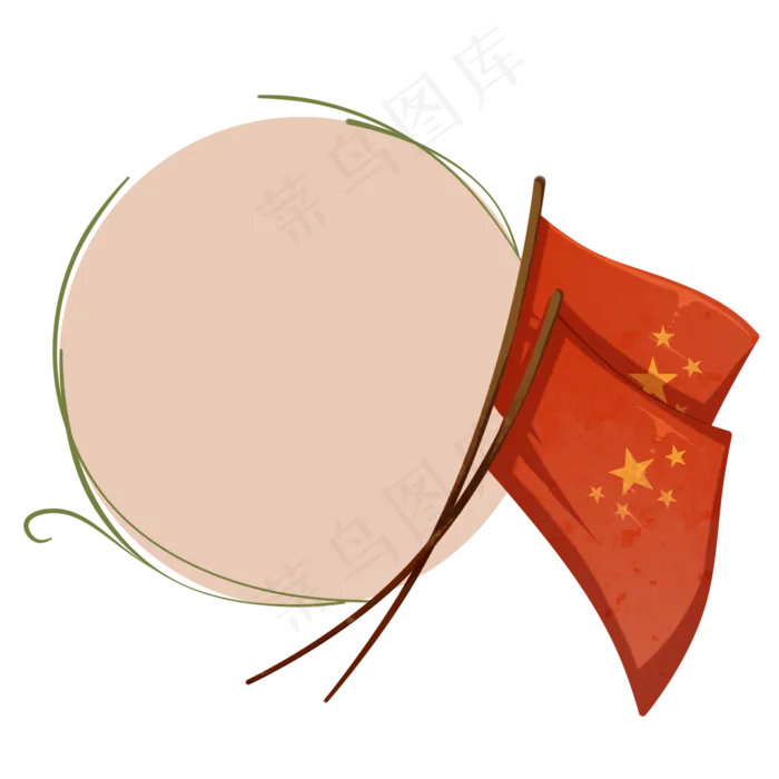 建党节圆形边框(2000X2000(DPI:299))psd模版下载