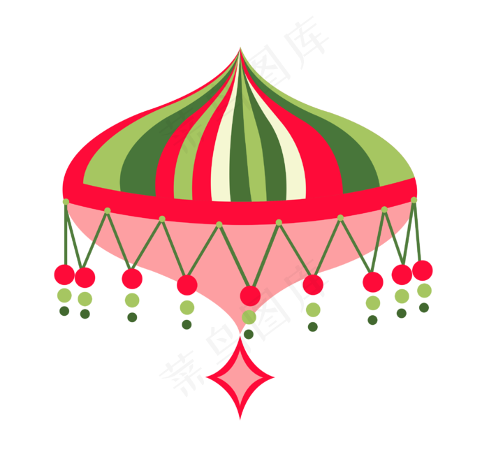 儿童节秋千的插画