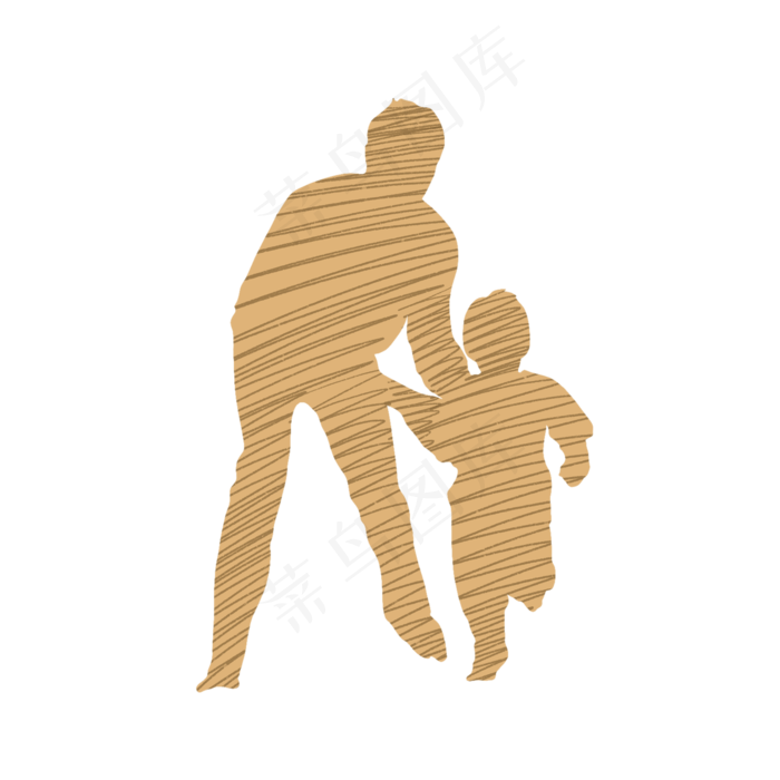 创意效果线条设计父亲节