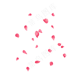 冬天落叶花朵花瓣,免抠元素