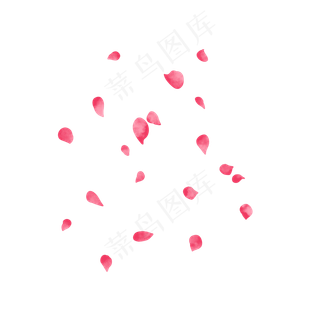 冬天落叶花朵花瓣,免抠元素