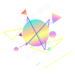 简约科技渐变矢量图