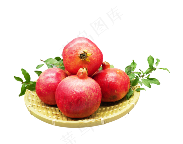 盘装红石榴水果