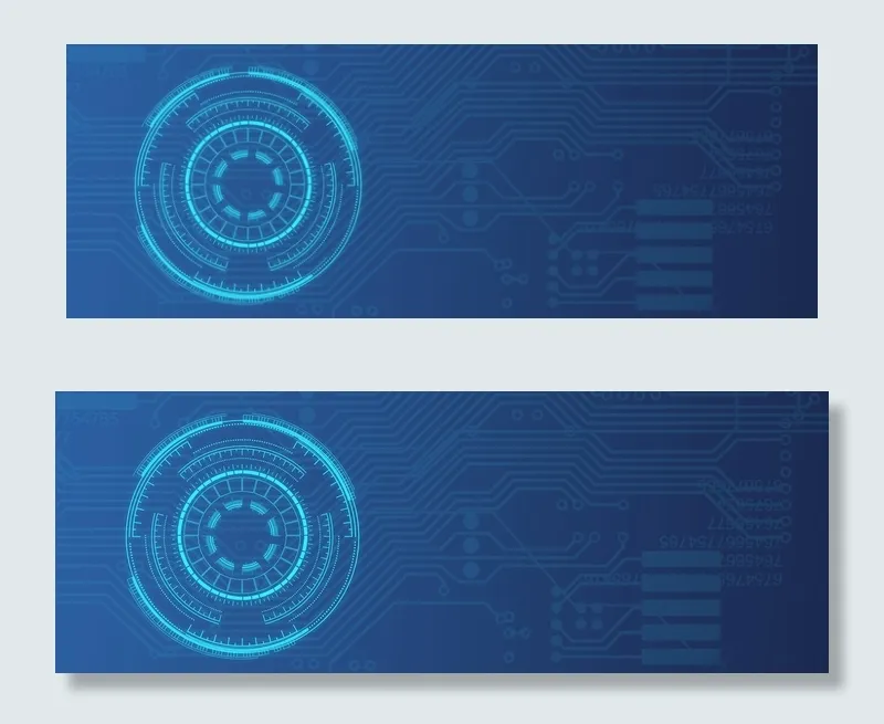 科技大气蓝色banner(1920*700px 	       )psd模版下载