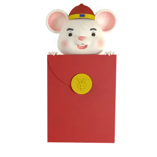 鼠年老鼠红包,免抠元素