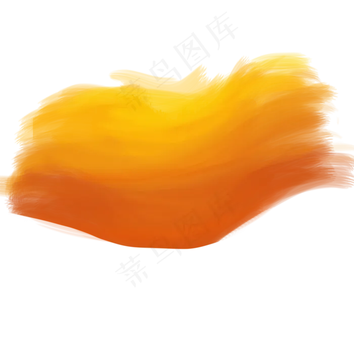 橘色渐变水彩涂鸦(2000*2000px 72 dpi )psd模版下载