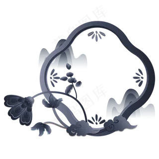 新中式质感边框