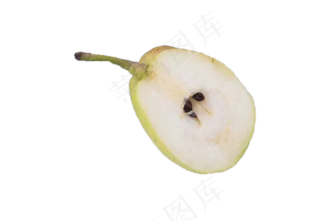 切开一半的大香梨
