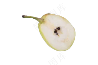 切开一半的大香梨