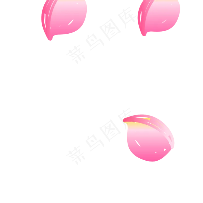 粉色手绘玫瑰花瓣中秋(1125X2436(DPI:72))psd模版下载