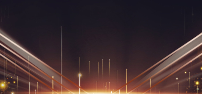 周年庆大气黑金背景海报