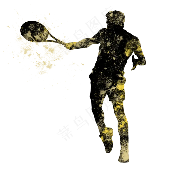 开学季网球社团招新剪影,免抠元素(2000X2000(DPI:300))psd模版下载