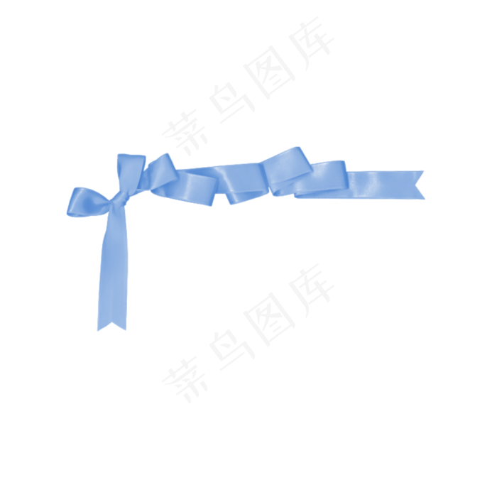 卡通彩带蝴蝶结png(3000X3000(DPI:300))psd模版下载