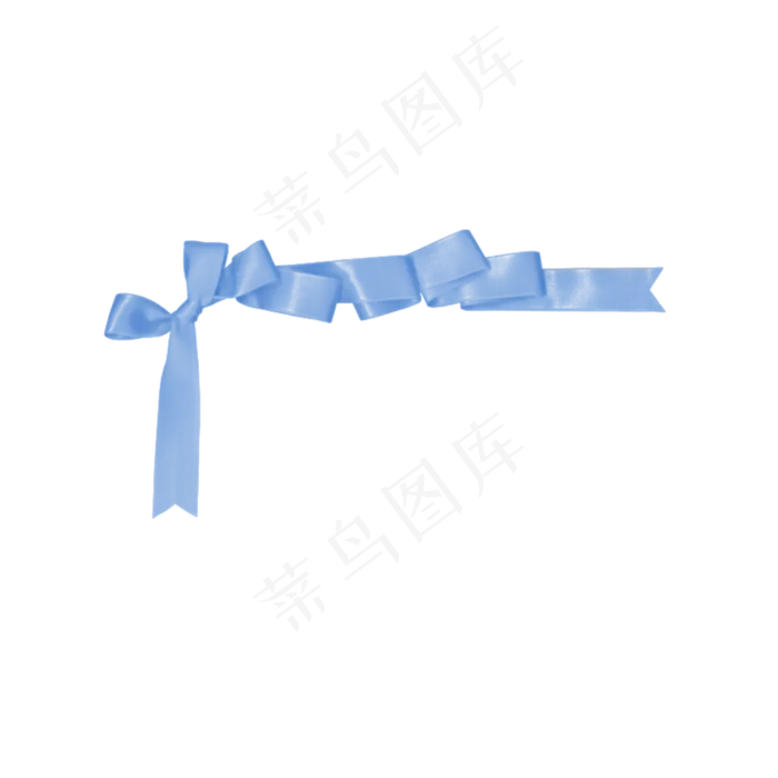 卡通彩带蝴蝶结png(3000X3000(DPI:300))psd模版下载