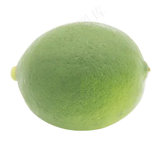 一个绿色青柠