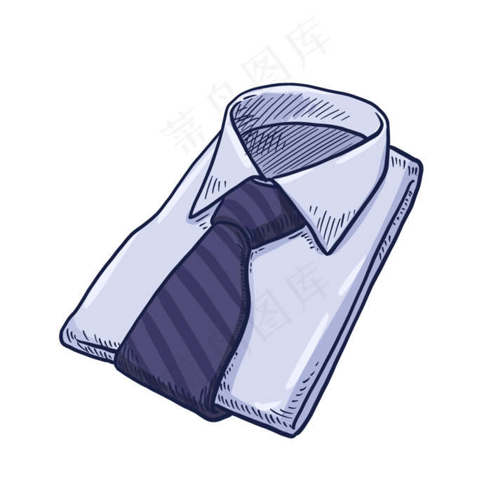 父亲节衬衫和领带礼物PNG免抠