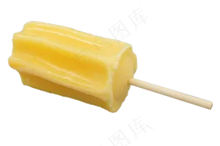 黄色菱形冰淇淋
