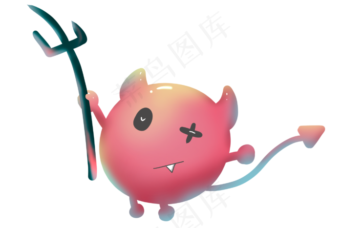 愚人节调皮的动物插画