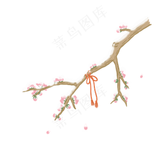 古风小雪装饰PNG,免抠元素