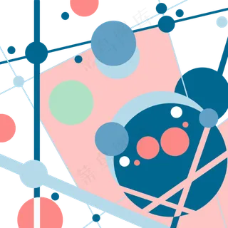 彩色卡通印花装饰图,免抠元素