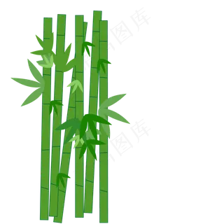 一片中国风的竹林