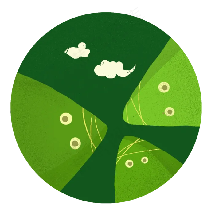 创意卡通场景端午节粽子(2000X2000(DPI:300))psd模版下载