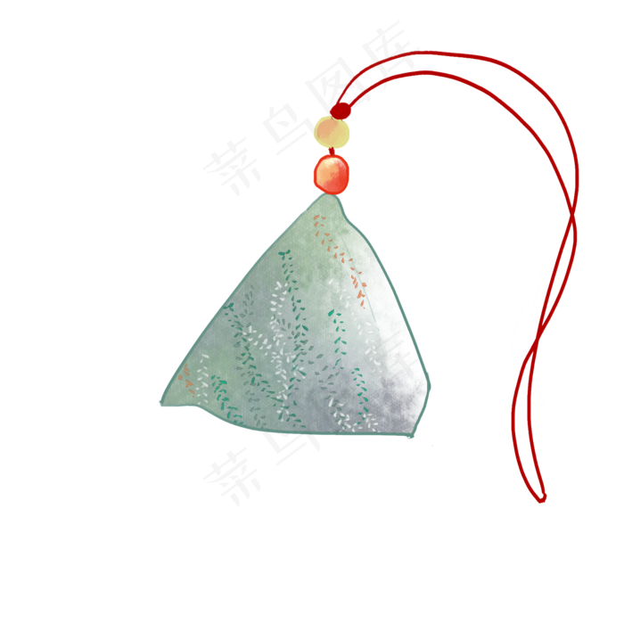 端午节三角香包png图片素材(2000X2000(DPI:300))psd模版下载