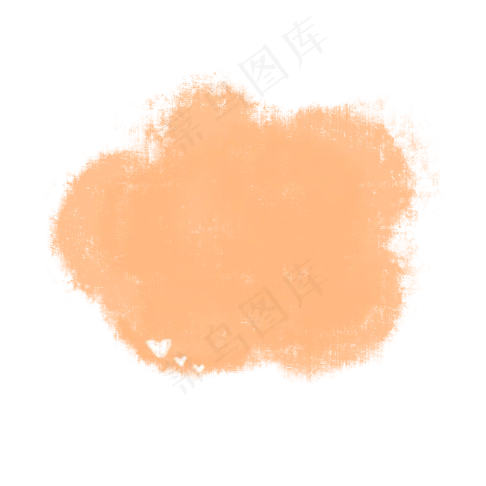 橙色水彩对话框(2050X2050(DPI:299))psd模版下载