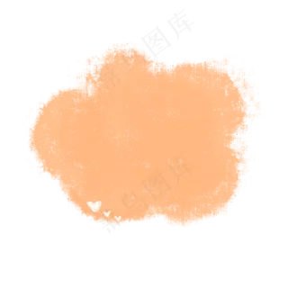 橙色水彩对话框