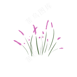 植物小花简笔画免扣装饰