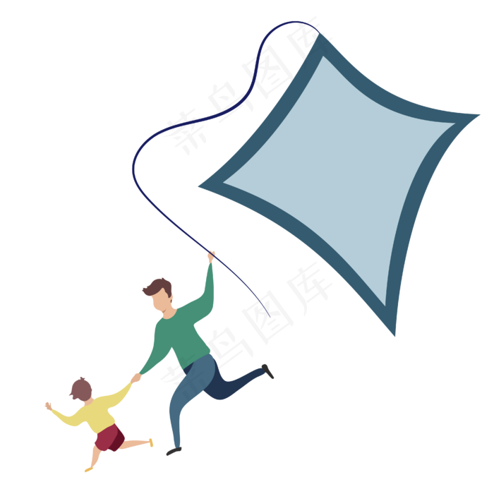 父子放风筝对话框