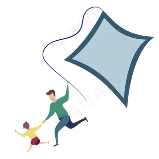 父子放风筝对话框