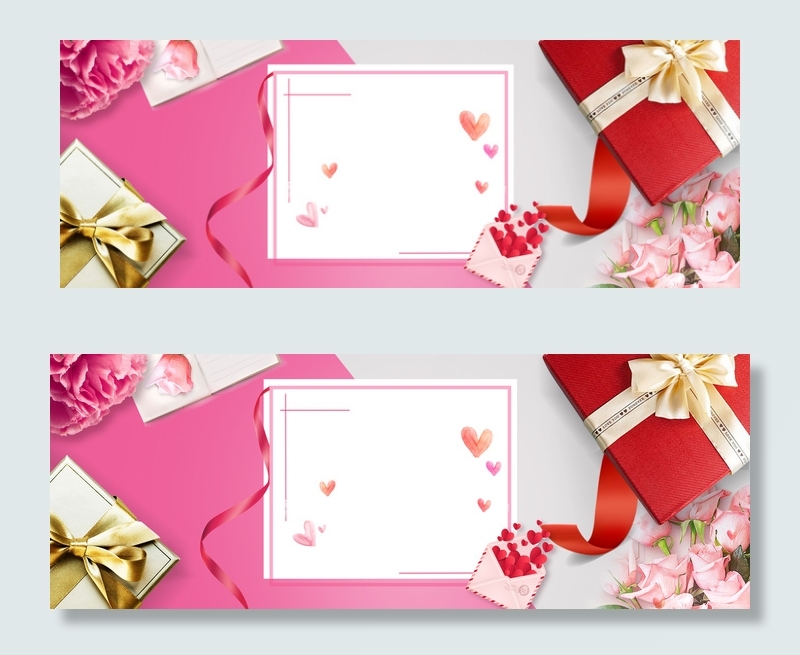 简约时尚大气粉色母亲节淘宝banner