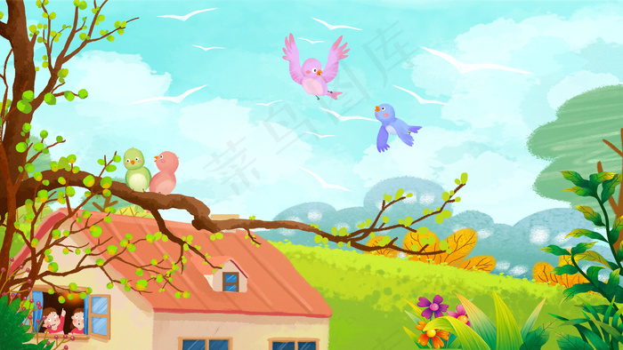 七夕治愈唯美清新